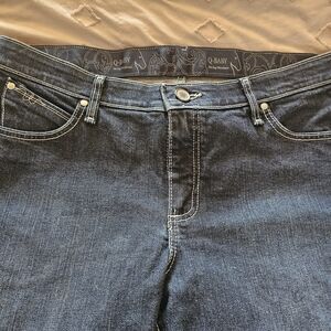 Wrangler High Rise Dark Blue Jeans